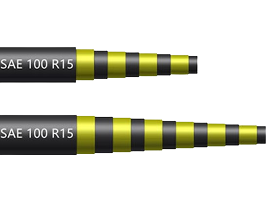 Manguera Hidraulica SAE100 R15 Cuatro Mallas A.P 16 1"