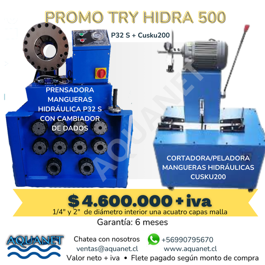 SET TRIO TRY Promo Try Hidra 500 P32 S + CUSKU200 220 v