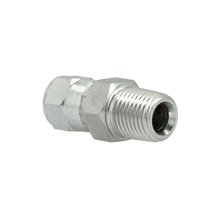 Adaptador Recto Macho NPT / Hembra BSP Código: 2NB-04-04