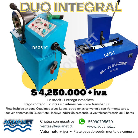 Set Trio Prensadora DSG51 B Y Cortadora CU300 220 v