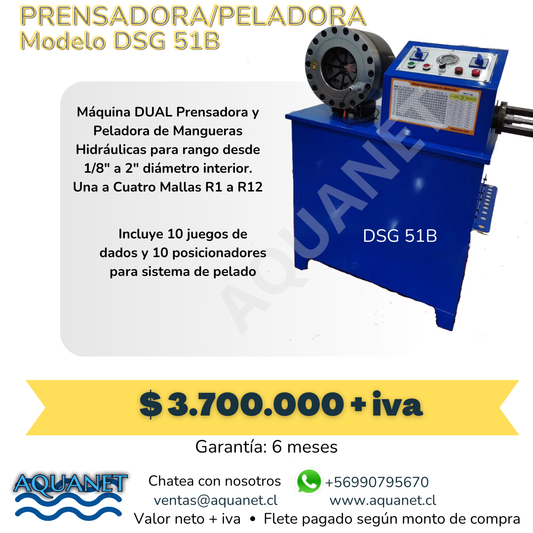 PRENSADORA / PELADORA DSG 51B